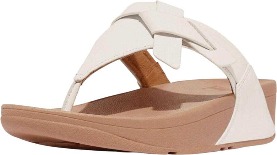 FitFlop Fit Flop Dames Lulu Geknoopte Leren Sandalen (Wit)