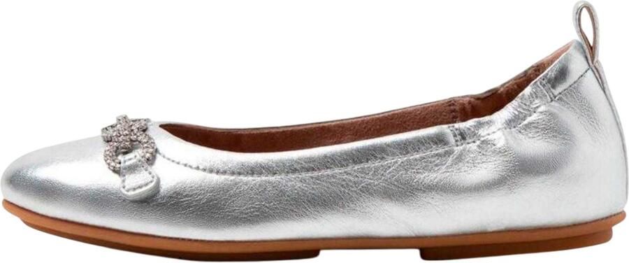 FitFlop Fit Flop Dames Allegro Sprankelende Ballerina Flats (Zilver)