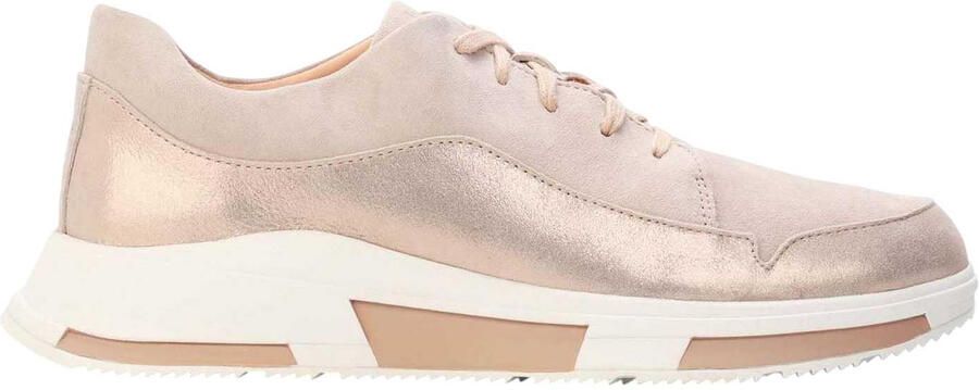 FitFlop Fit Flop Dames Freya Suède Trainers (Beige)