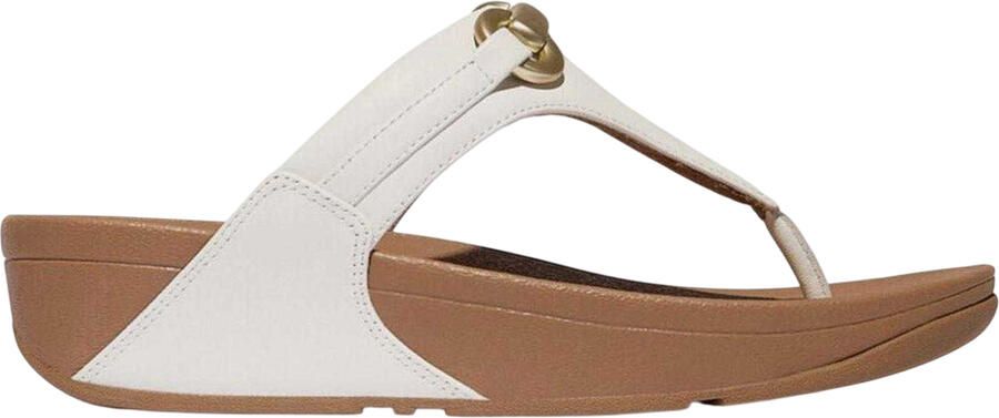 FitFlop Fit Flop Dames Leren Snaffel Standaard Sandalen (Wit)