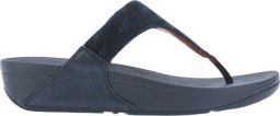 FitFlop Fit Flop Dames Lulu Glitz Toe Post Wedge Sandalen (Marine)