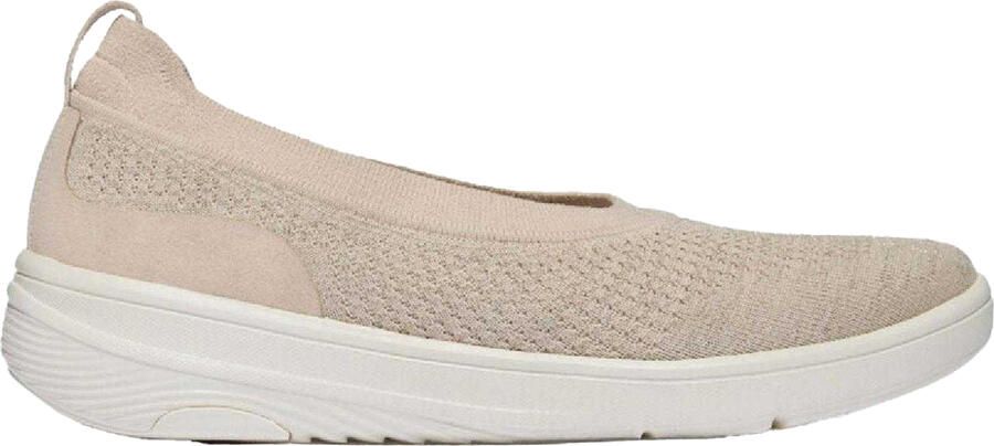 FitFlop Fit Flop Gebreide ballerina s voor dames (Beige)