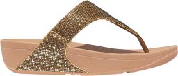 FitFlop Fit Flop Lulu Glitterball-sandalen met teenband en sleehak voor dames (Goud)