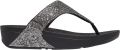 FitFlop Fit Flop Lulu Glitterball-sandalen met teenband en sleehak voor dames (Zilver) - Zilver