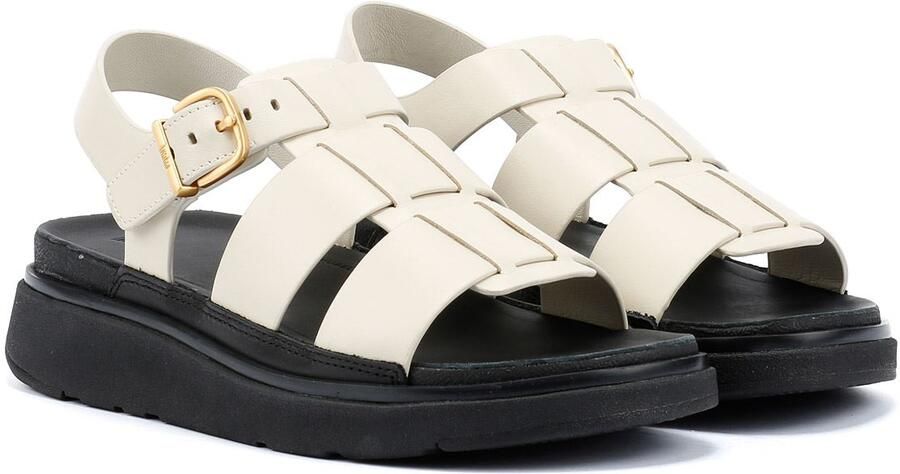 FitFlop GEN-FF Vissers Leren Dames Paris Beige Sandalen