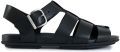 FitFlop Gracie Leren Visserssandalen - Zwart