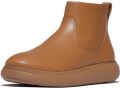 FitFlop Iq-comff leather zip ankle boots - Bruin
