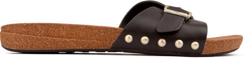 FitFlop Iqushion adjustable buckle leather slides