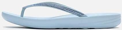 FitFlop Iqushion Sparkle Dames Flip Flops in Bewolkt Blauw