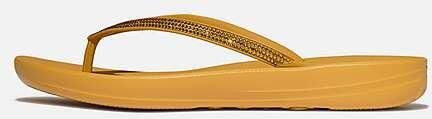 FitFlop Iqushion Sparkle Dames Turmeric Flip-Flops