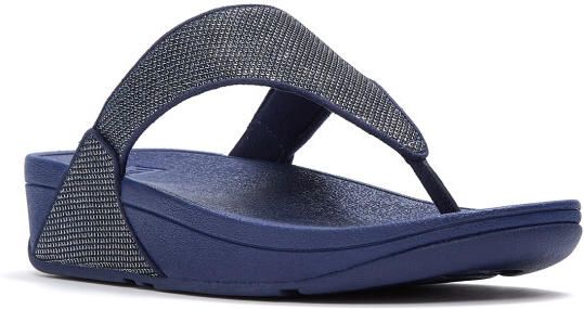 FitFlop Lulu shimmerglitz toe-post sandals