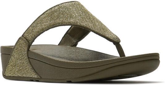 FitFlop Lulu shimmerglitz toe-post sandals