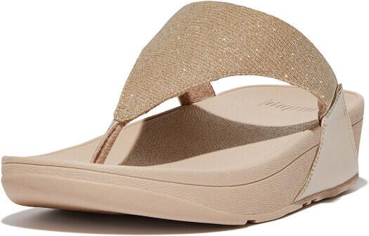 FitFlop Lulu shimmerlux toe-post sandals