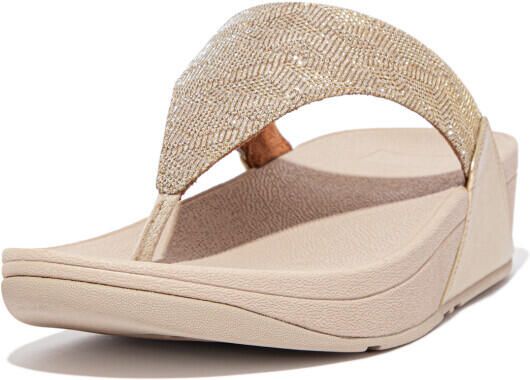 FitFlop Lulu toe post geo glitz