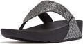 FitFlop Lulu toe post glitterball - Zilver