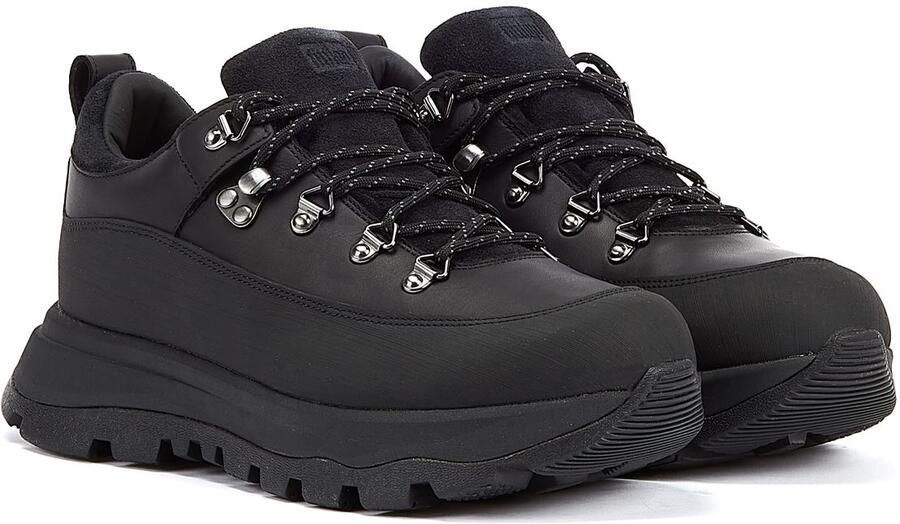 FitFlop Neo-D-Hyker Wandeltrainers Dames Zwart