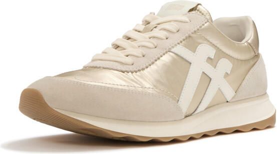 FitFlop Retro-q ff metallic-fabric suede sneakers