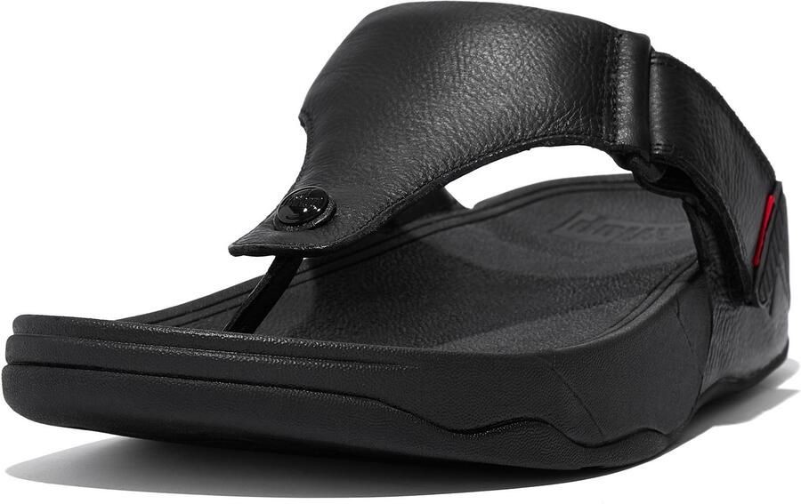 FitFlop Trakk II Leer Heren Sandalen Alle Zwart