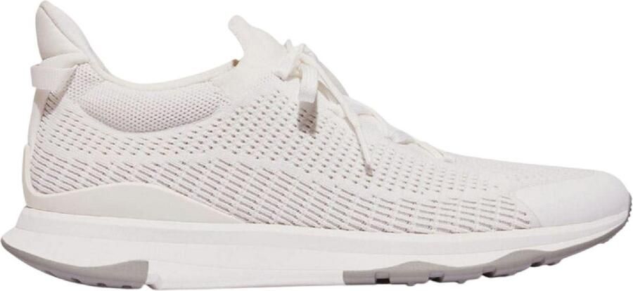 FitFlop Unisex-sportschoenen voor volwassenen model Vitamin FFX gebreid en waterafstotend (Wit Grijs)