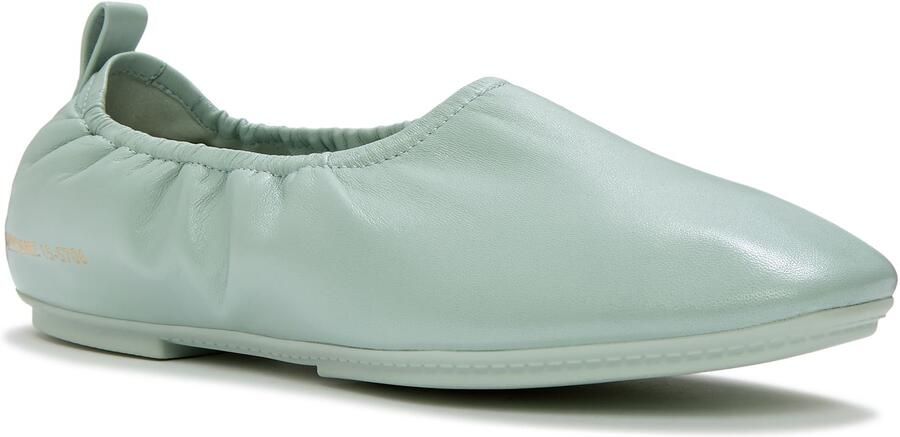 FitFlop X Pantone Delicato Ballerina Leren Dames Schoenen Groen