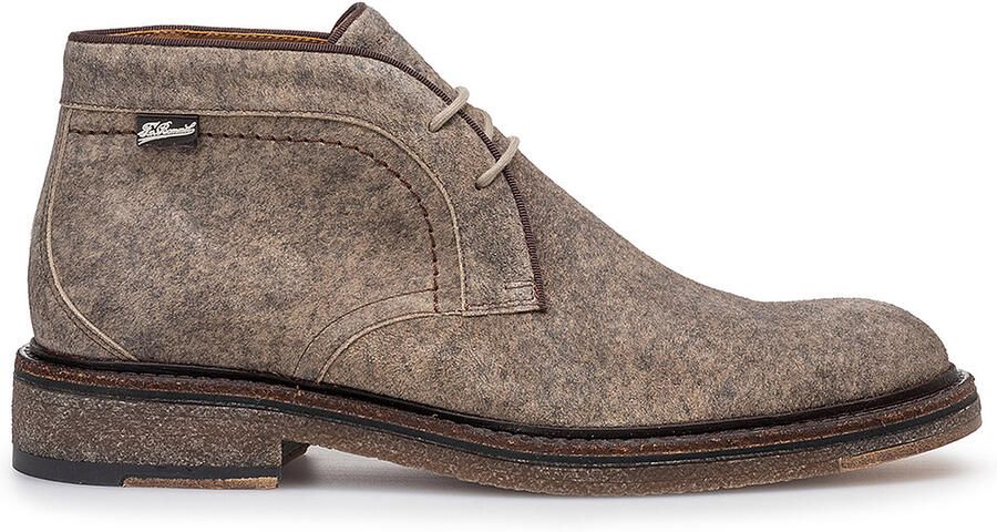 Floris van Bommel Boots Van Bommel De Tanker geprint suede