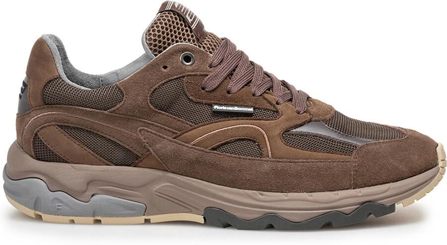 Floris van Bommel Sneakers bruin leer