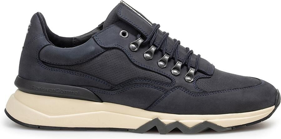 Floris van Bommel Sneakers donkerblauw leer