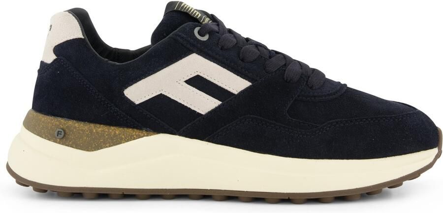 Floris van Bommel Sneakers donkerblauw suede