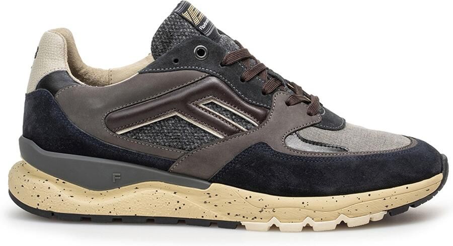 Floris van Bommel Sneakers donkerblauw suede