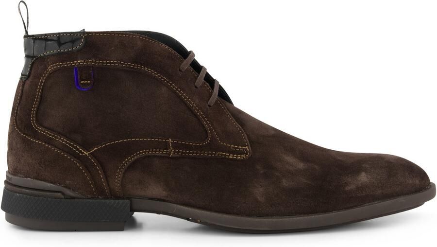 Floris van Bommel suede boots bruin winter