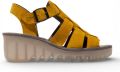 Fly London BAIC621FLY gele suède leren sandalen met sleehak voor dames - Geel