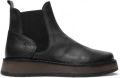 Fly London Dames Zwarte RAWI131 Chelsea Leren Enkellaarsjes met Klassieke Comfort - Zwart