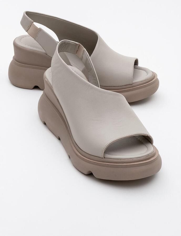 Forever & Always Agusto Leren Plateau Sandaal (Dames)