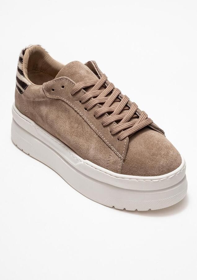 Forever & Always Anabel Leren Platform Sneakers Dames