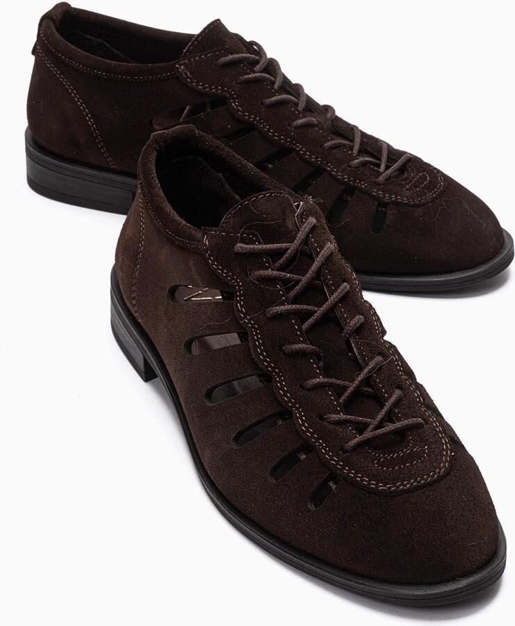 Forever & Always Astron Leren Casual Veterschoenen (Dames)