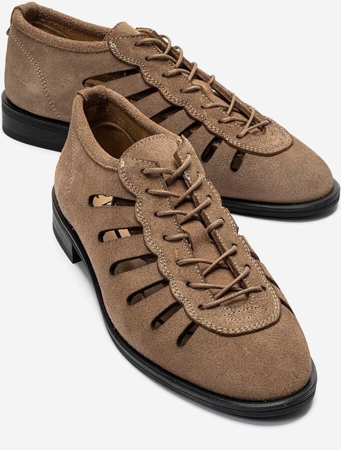 Forever & Always Astron Leren Casual Veterschoenen (Dames)