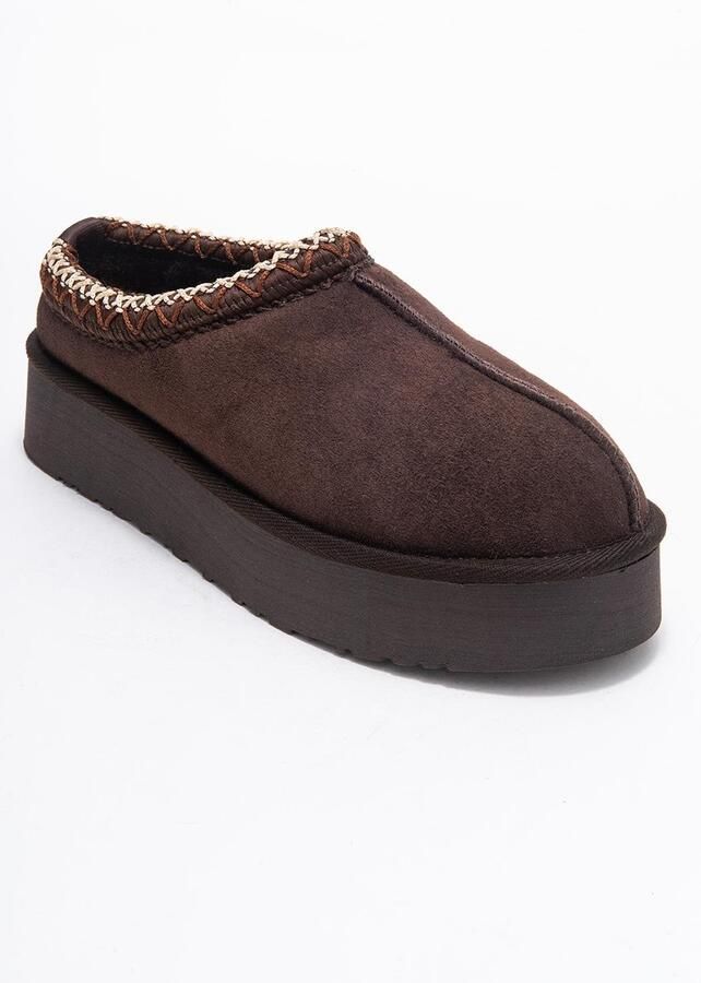 Forever & Always Avelia Leren Winter Pantoffels