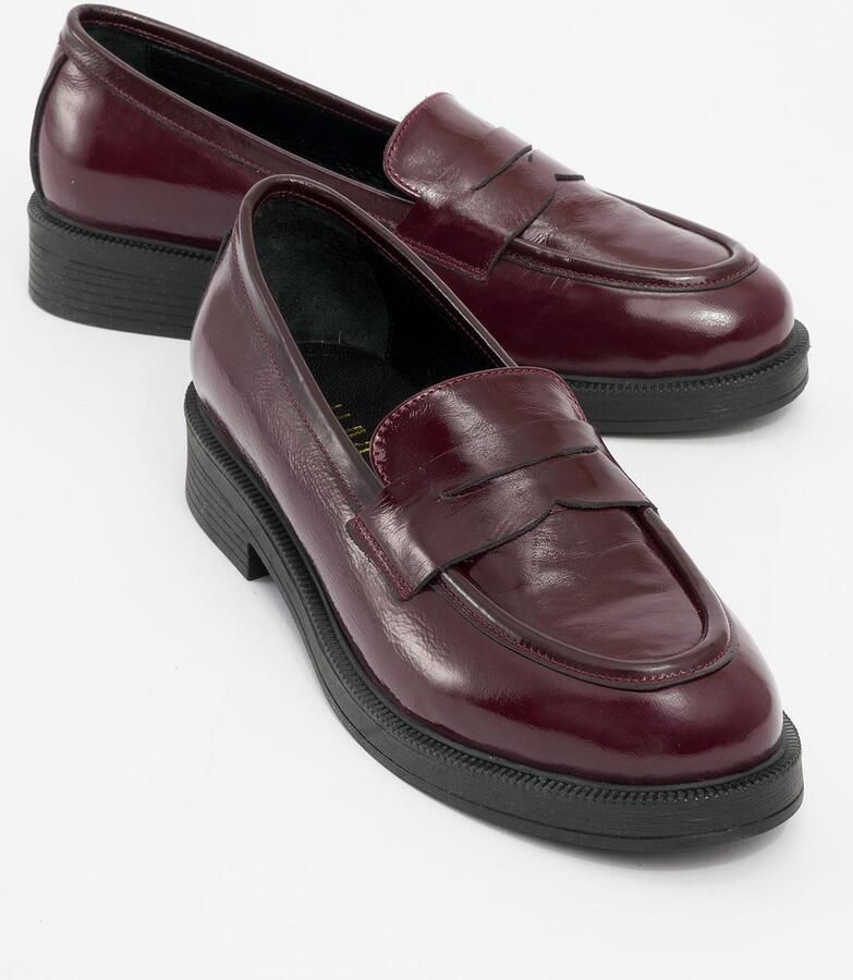 Forever & Always Bree Platform Penny Leren Loafer Dames