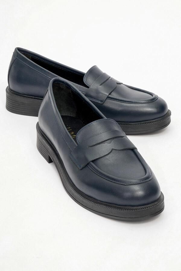 Forever & Always Bree Platform Penny Leren Loafer
