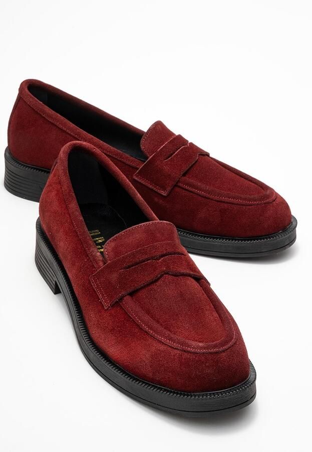 Forever & Always Bree Platform Penny Leren Loafer