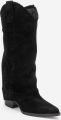 Forever & Always Clementina Leren Western Boot (Dames) - Zwart