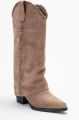 Forever & Always Clementina Leren Western Boot (Dames) - Bruin