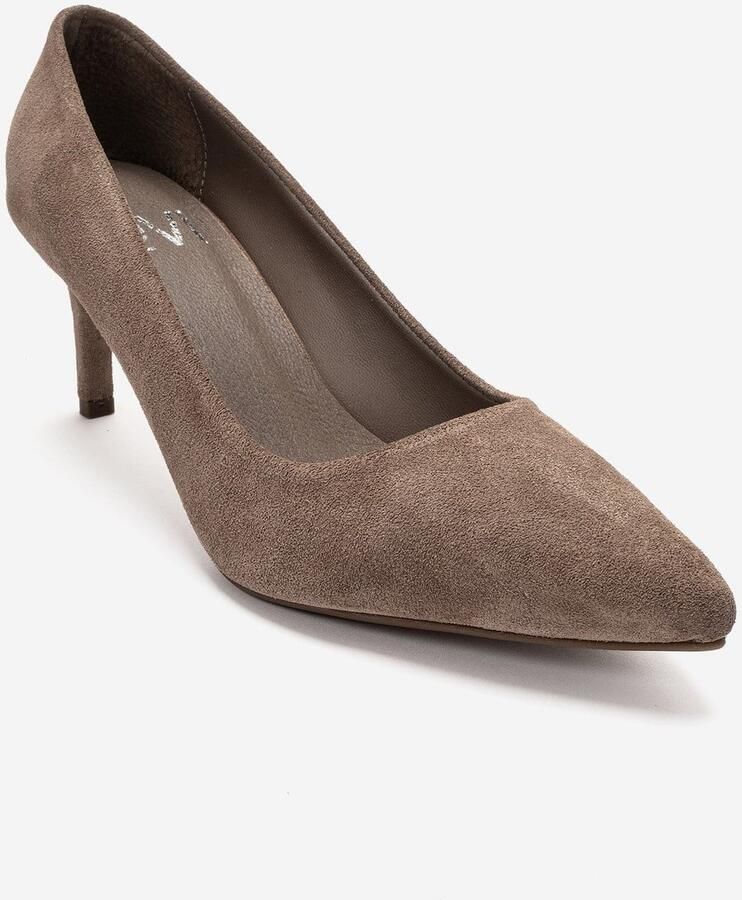 Forever & Always Clyde Leren Stiletto Spitse Neus Pump