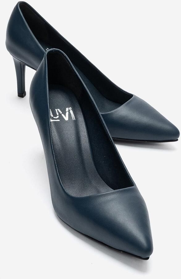 Forever & Always Clyde Leren Stiletto Spitse Neus Pump