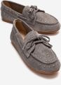 Forever & Always Cuesta Leren Veterschoen Loafer - Grijs