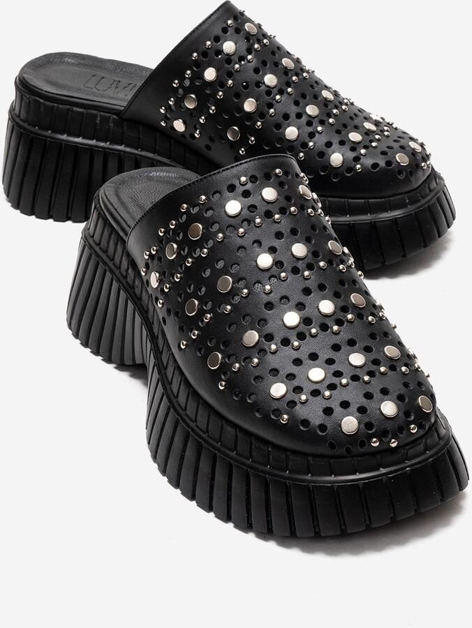 Forever & Always Harlow Leren Platform Sandaal