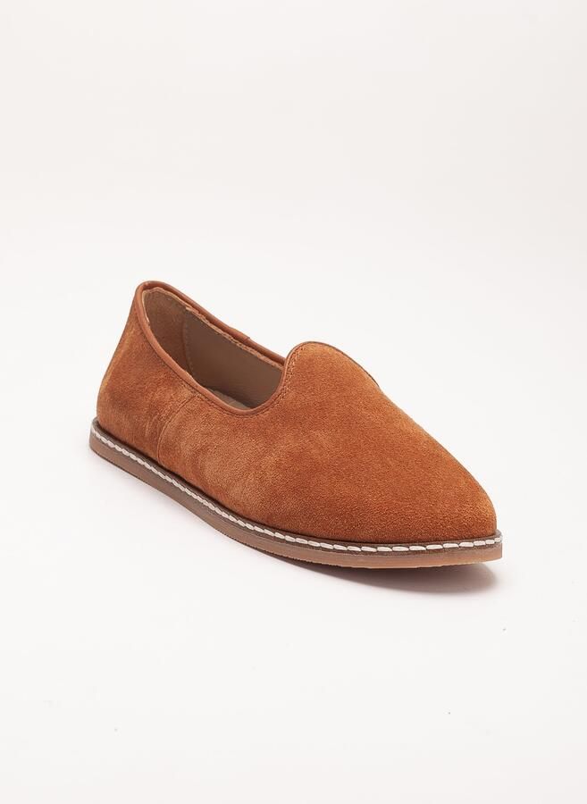 Forever & Always Istanbul Suède Leren Instapper Platte Schoenen Dames