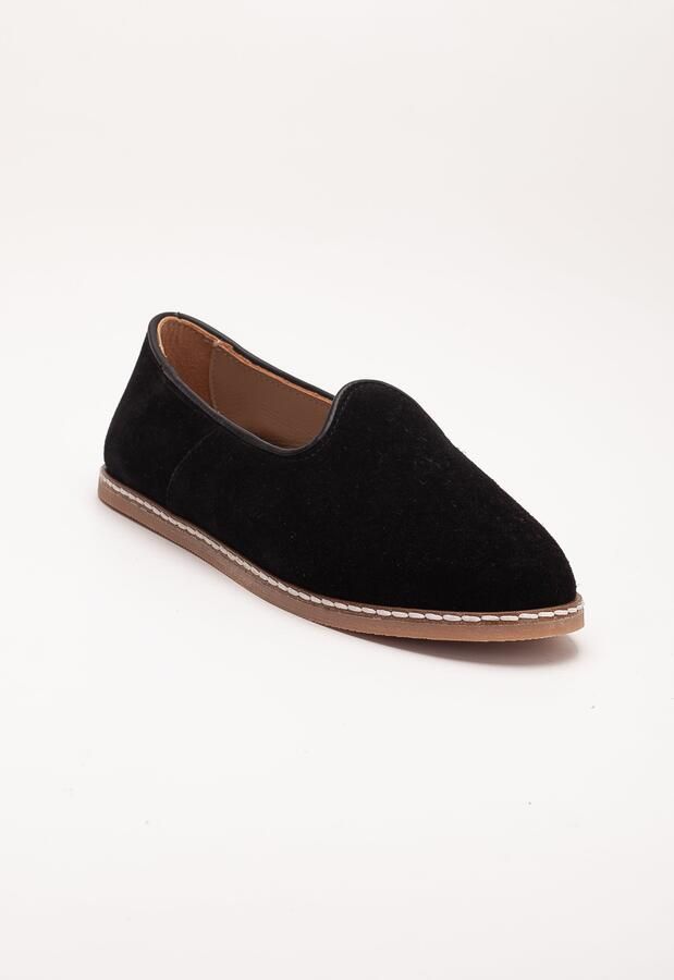 Forever & Always Istanbul Suède Leren Instapper Platte Schoenen Dames