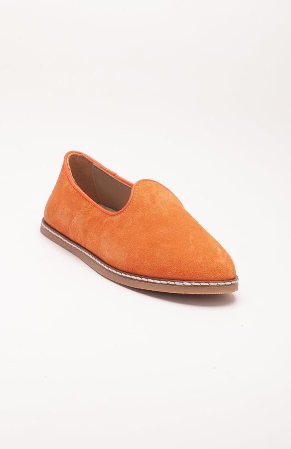 Forever & Always Istanbul Suède Leren Instapper Platte Schoenen Dames