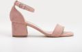 Forever & Always Iva Laag Block Hak Sandalen - Oudroze